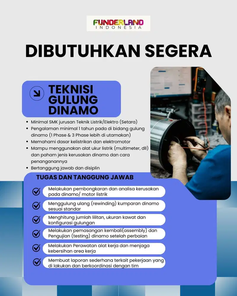 Teknisi Gulung Dinamo