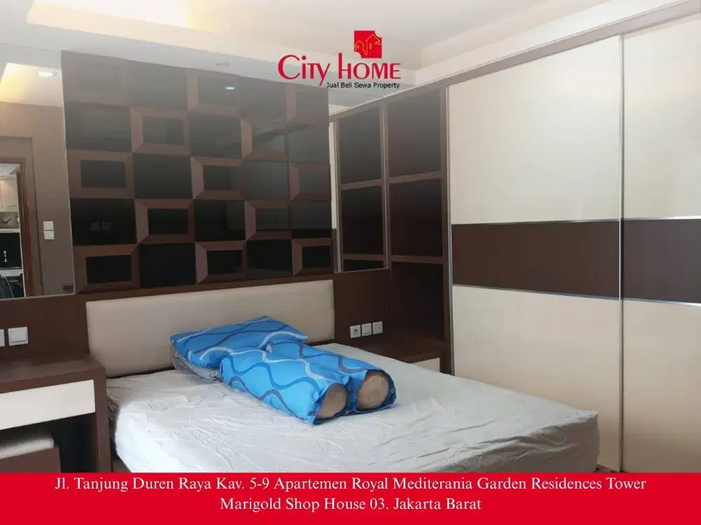 Disewakan Apartemen 2BR Furnished Royal Mediterania, Jakarta Barat