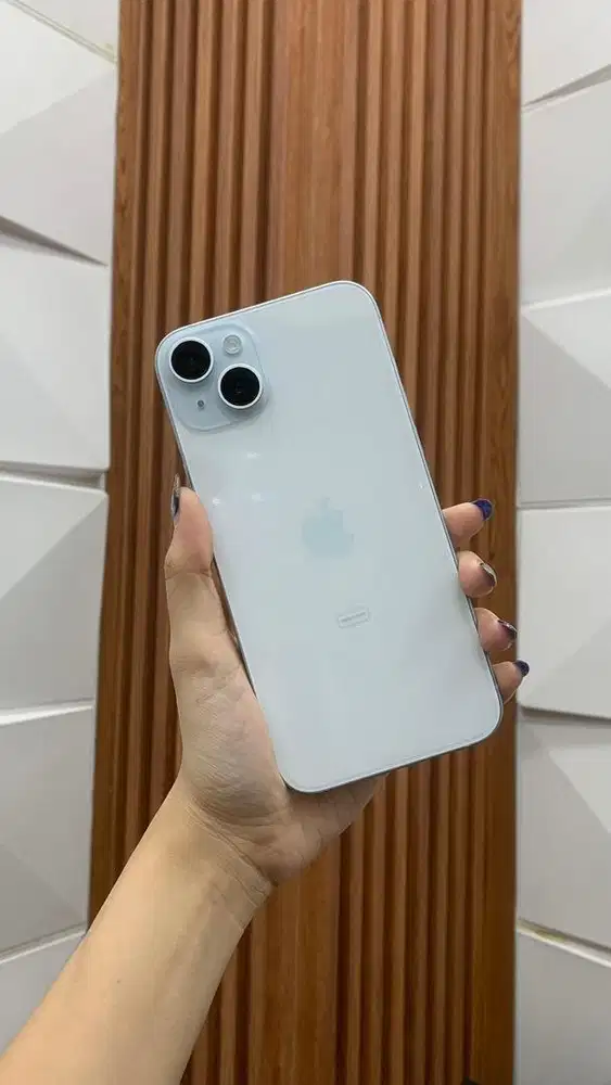Iphone 15 plus,blue,128gb,sinyal all oprator