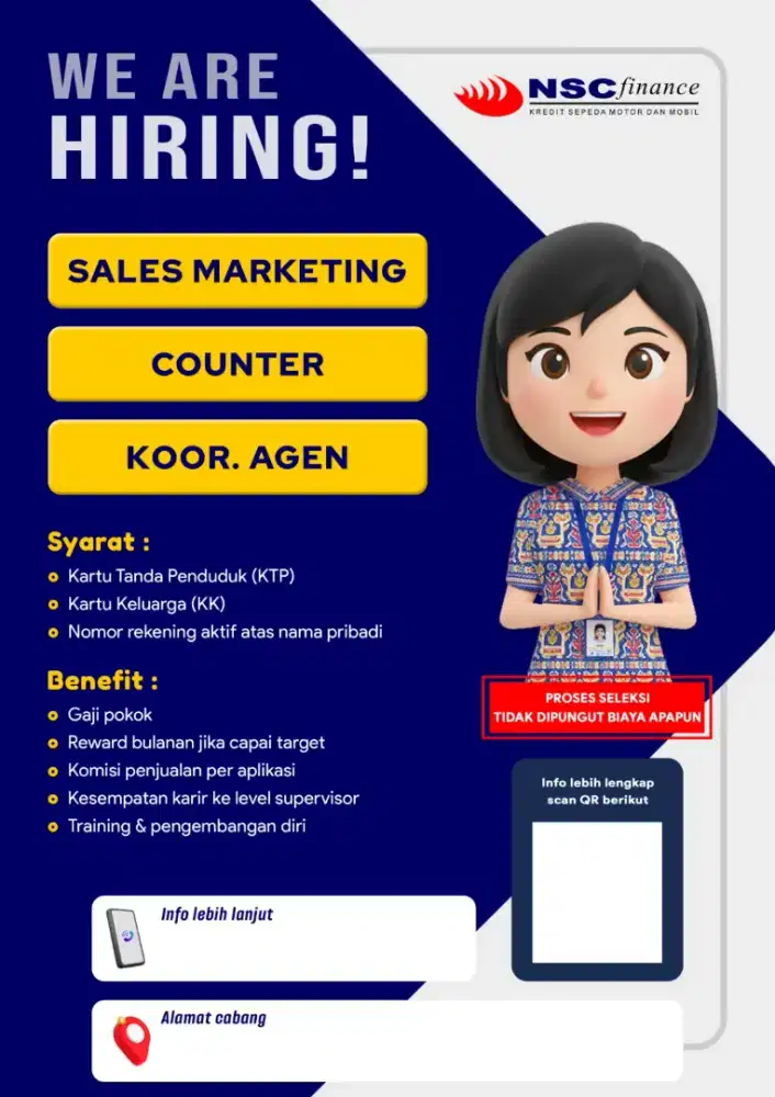LOKER SALES NSC FINANCE