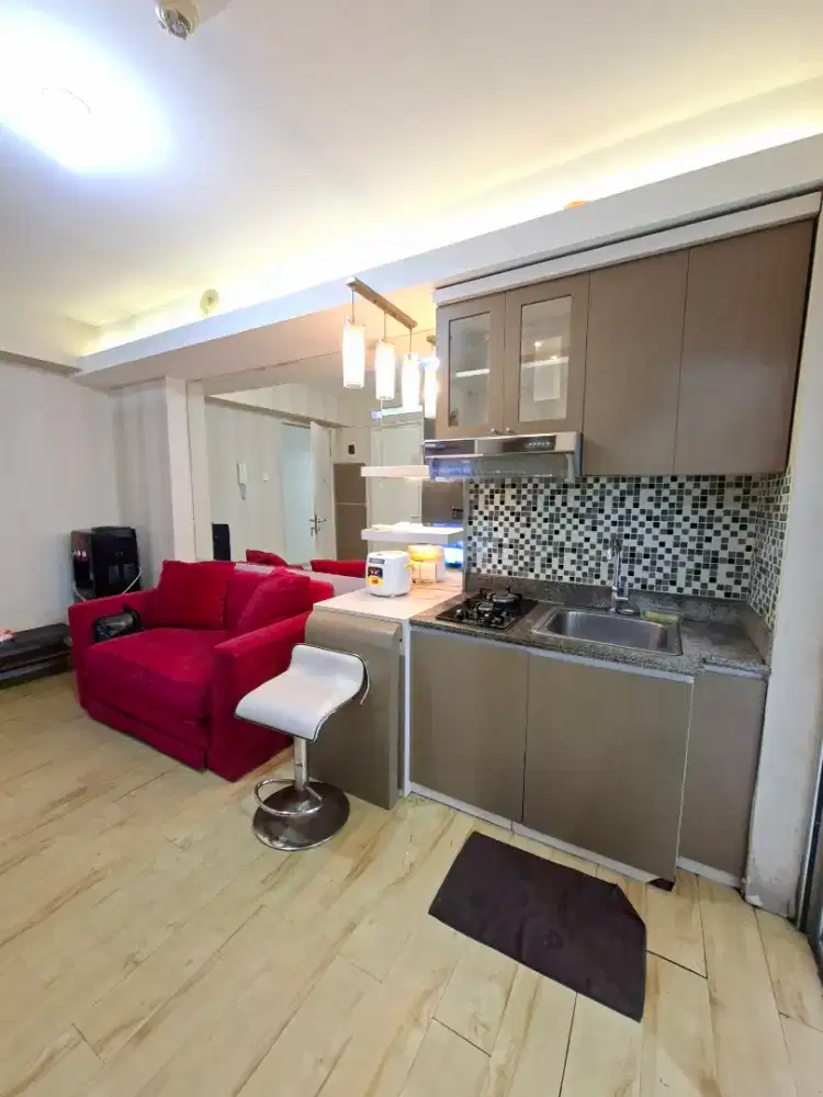 Sewa Murah Dua BR Apartemen Bassura City 13.5 JT/3 bln Free ipl