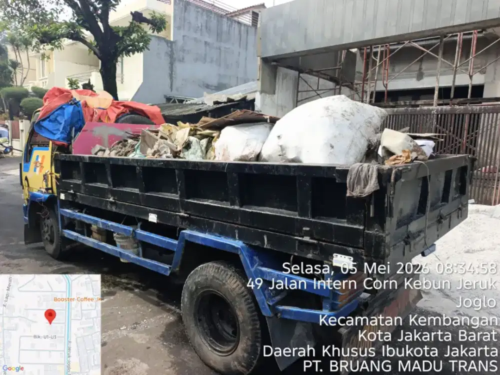 Jasa buang puing dan pengurugan