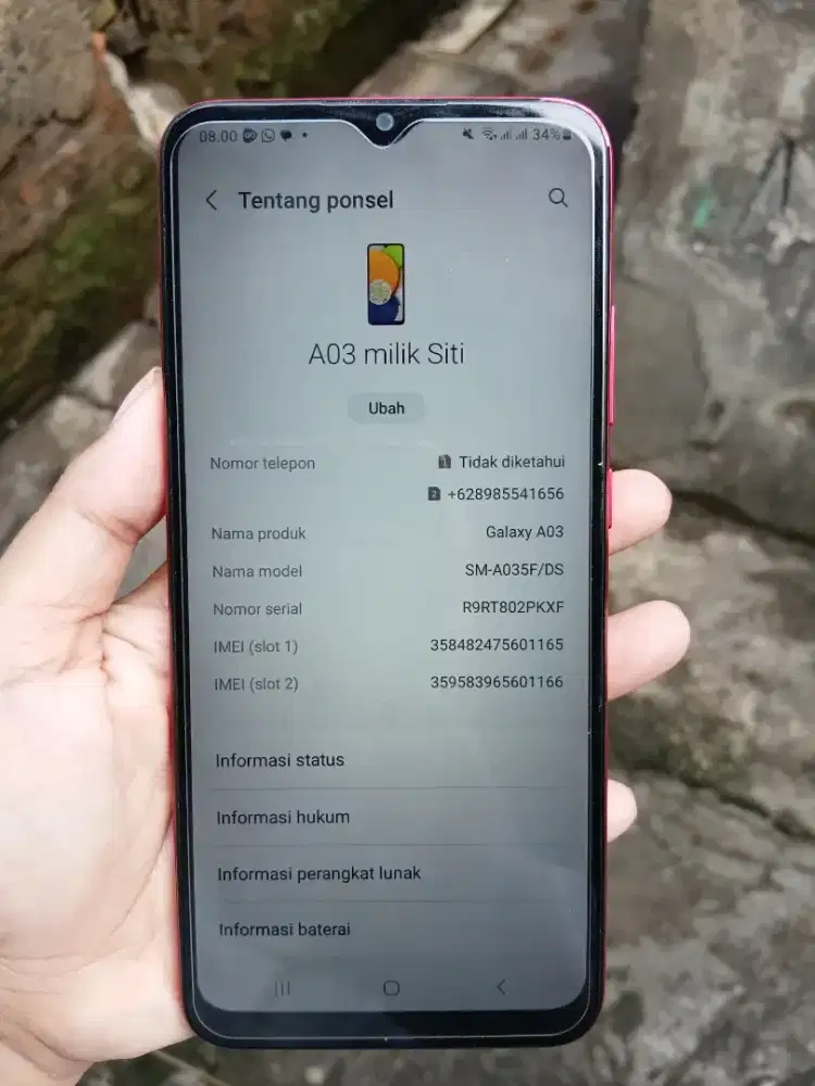 Samsung a03 4/64gb