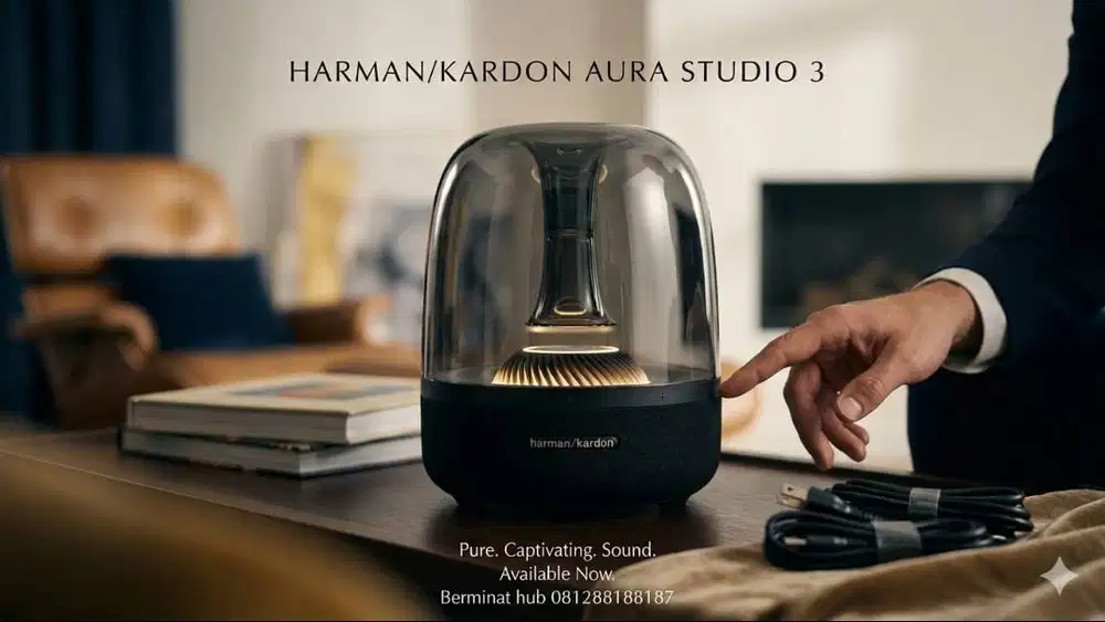 Dijual Speaker Bluetooth Harman Kardon Aura Studio 3 Nego Tipis