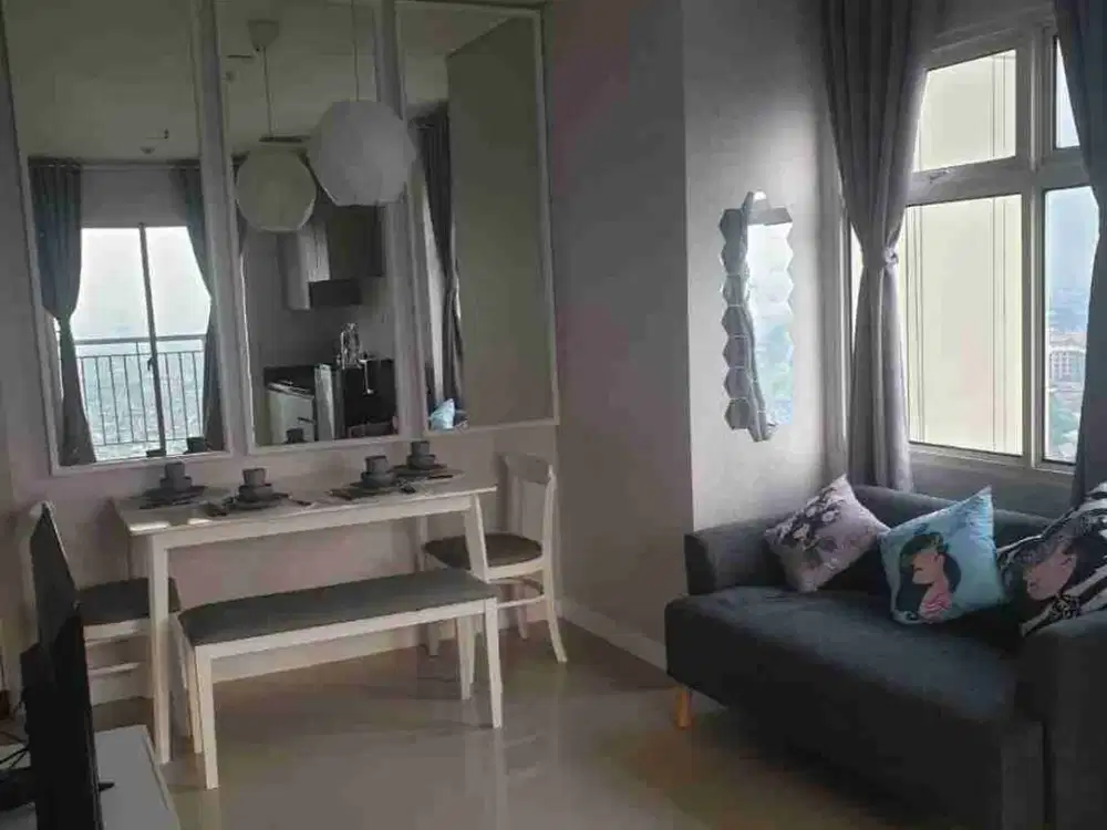 disewakan 2BR madison park lokasi strategis dekat central park mall, taman anggrek lingkungan nyaman