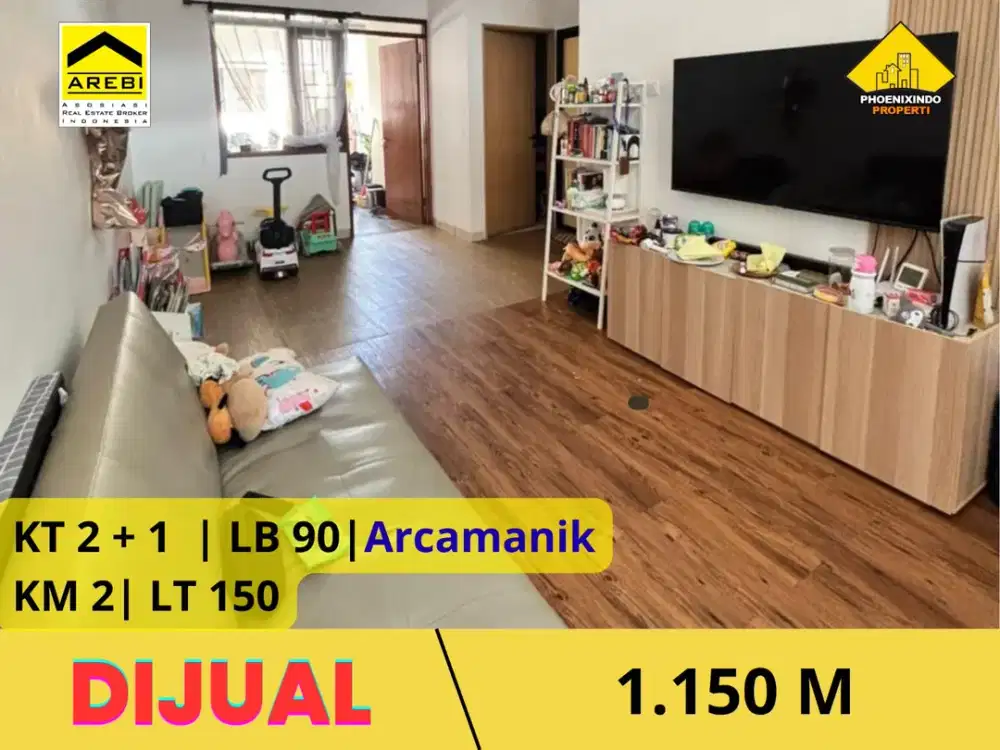 Rumah Cantik Siap Huni Arcamanik LT 150 | 3 KT | 2 KM | Harga 1M An