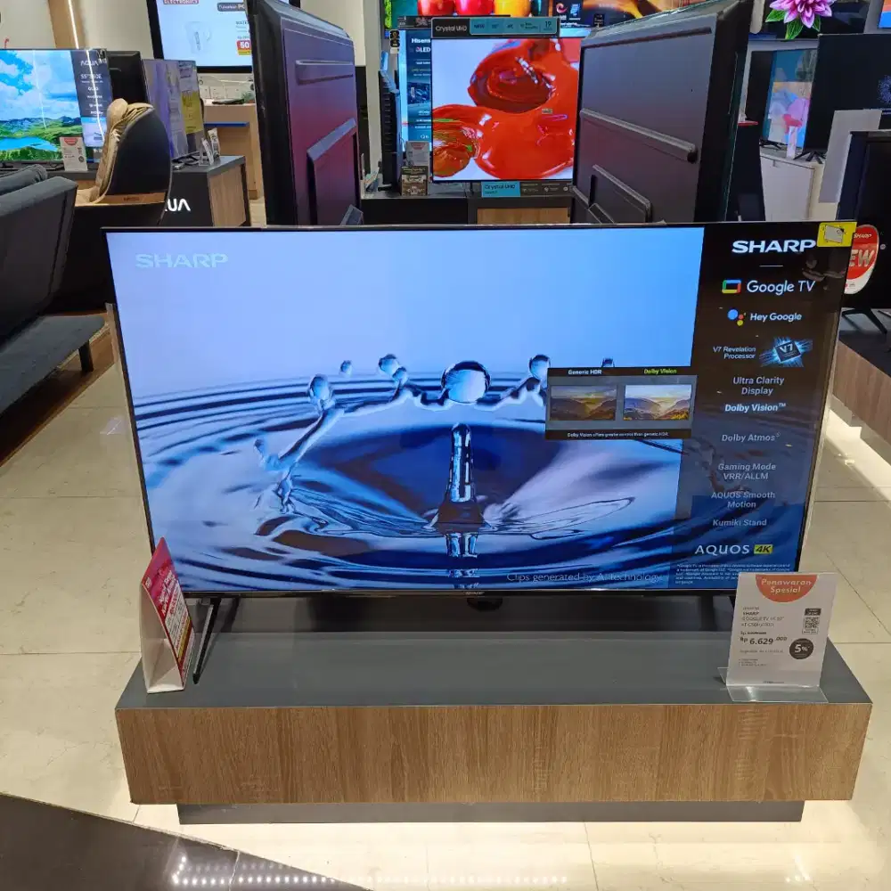50 Sharp google TV