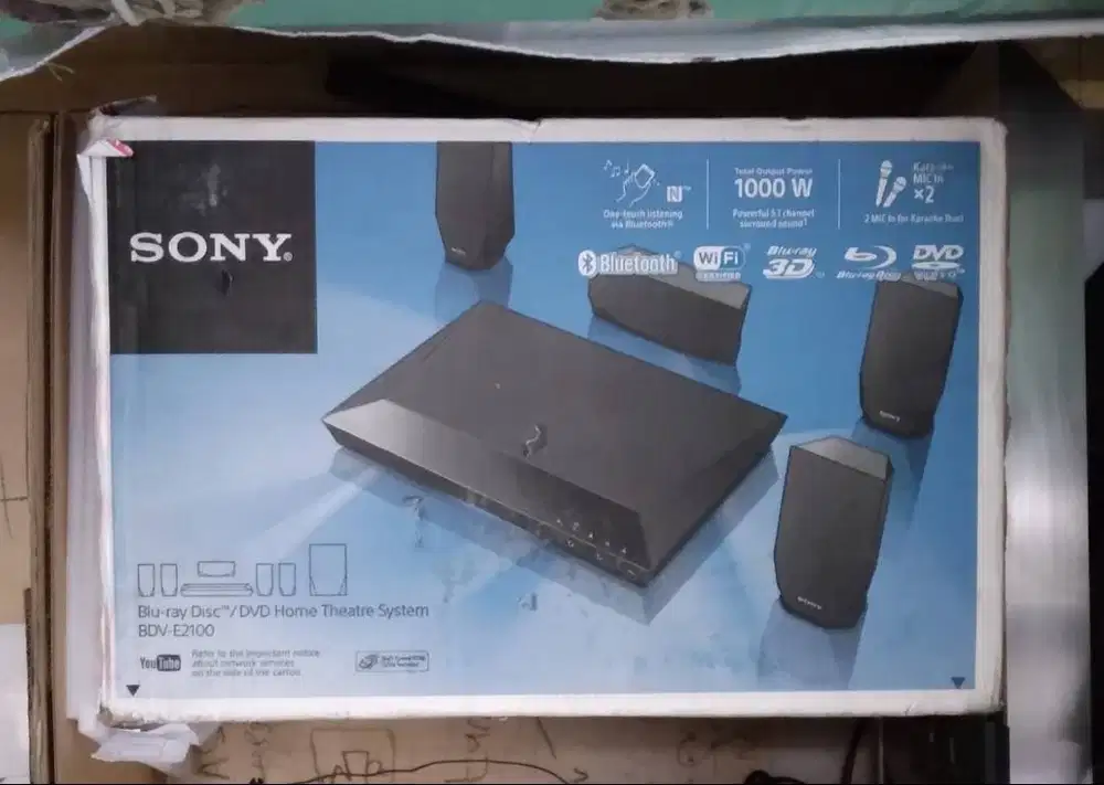 SONY BDV-E2100 HOME THEATER