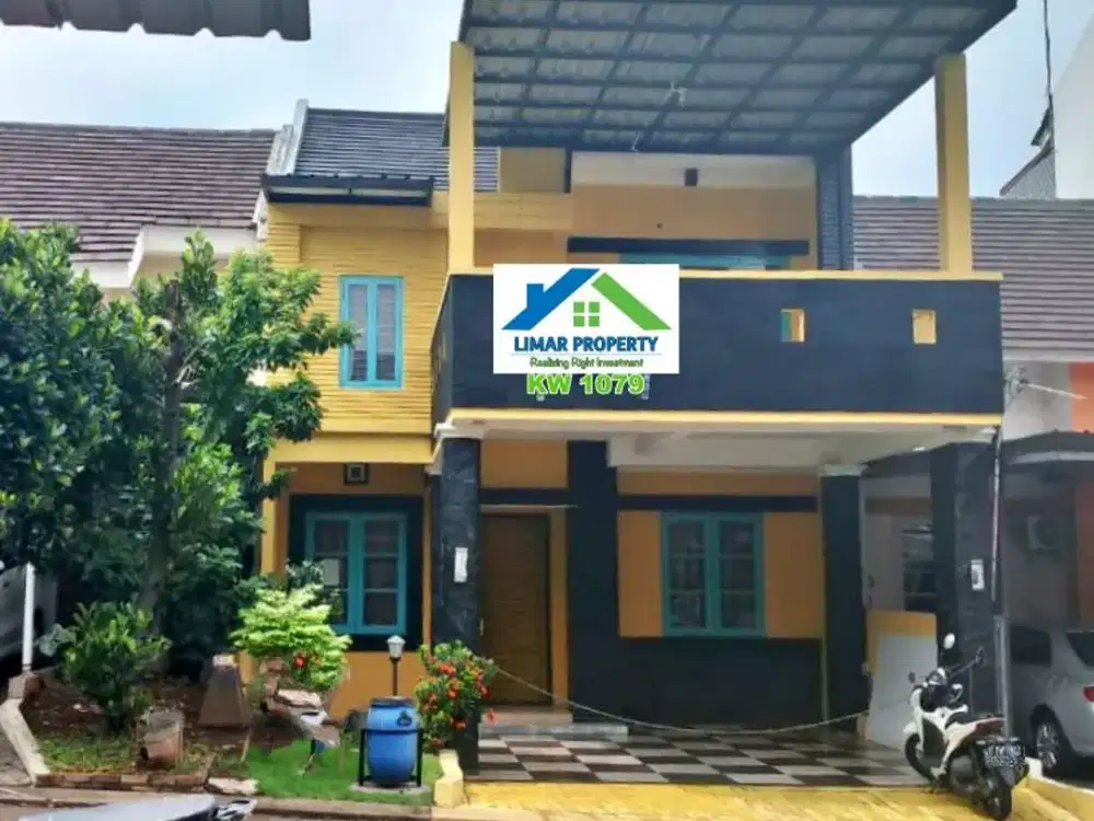 Rumah 2 Lantai Siap Huni dan Strategis di ota Wisata Cibubur