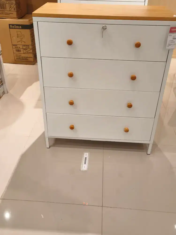 Drawer laci metal baru murah