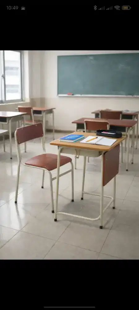 Meja & Kursi Sekolah VEDA – Bikin Kelas Makin Rapi & Nyaman!