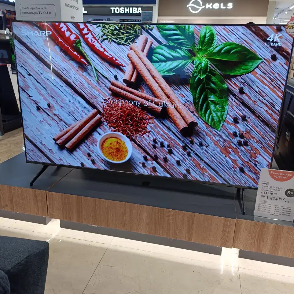 75 Sharp google TV