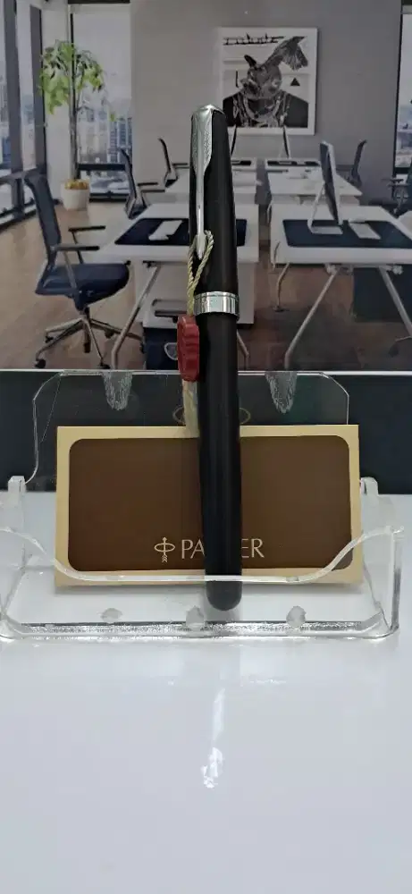 Parker Sonnet Matte Black Chrome Trim Rollerball