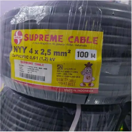 Kabel 4x2.5 - kabel nyy 4x2,5mm supreme 100m 4x2,5 100m supreme