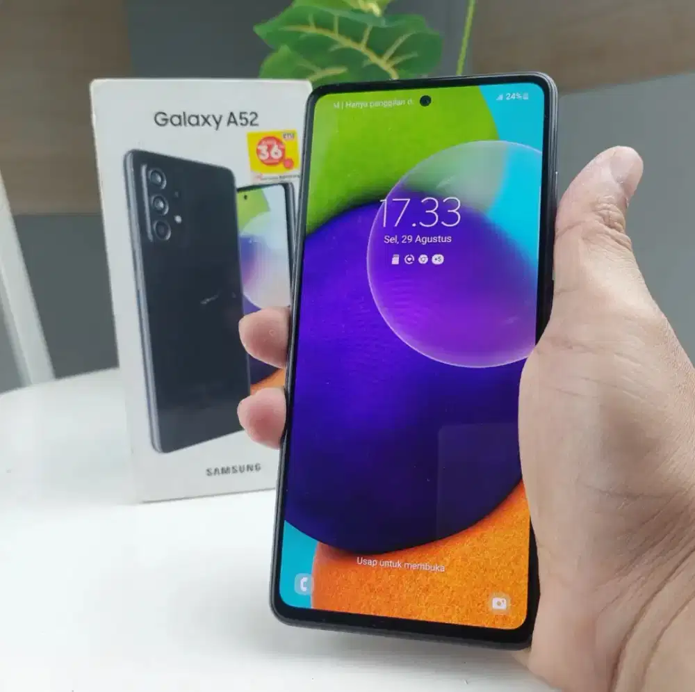 Murah hp Samsung A52 8/255 lkp,bs TT