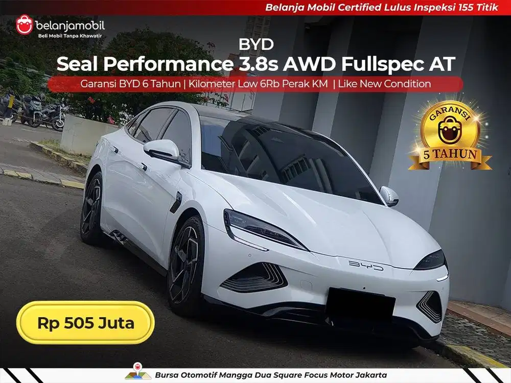 [ LOW KM 6RB ] BYD Seal Performance 3.8s AWD Fullspec AT 2024 2025