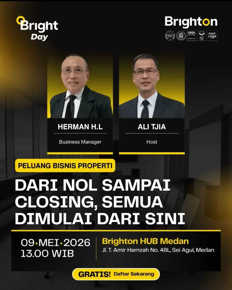 Lowongan Mitra Bisnis ( Agen Properti)