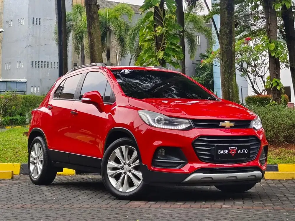 CHEVROLET TRAX LTZ PREMIERE 1.4 turbo AT 2018 MERAH BERGARANSI