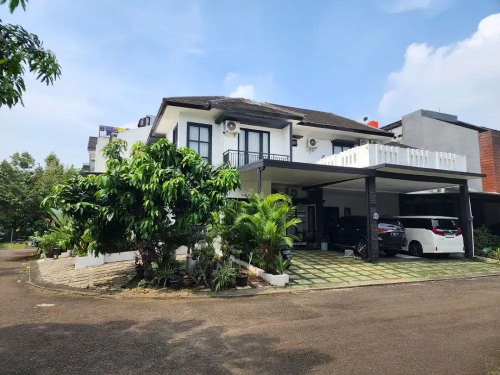 Rumah 2 Lantai Semi Furnished 5 Unit AC Legalitas SHM di BSD Tangsel