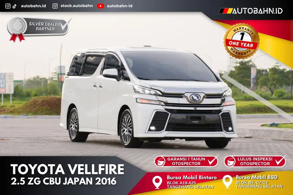 (DP 50jt) Toyota Vellfire 2.5 ZG Premium Sound CBU Japan 2016