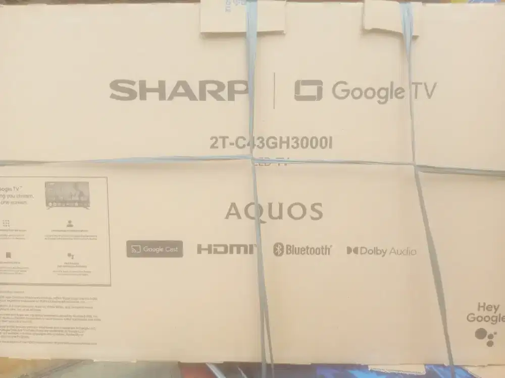 SmartTv Led Android Sharp 43 inch Baru + FILM BIOSKOP FREE