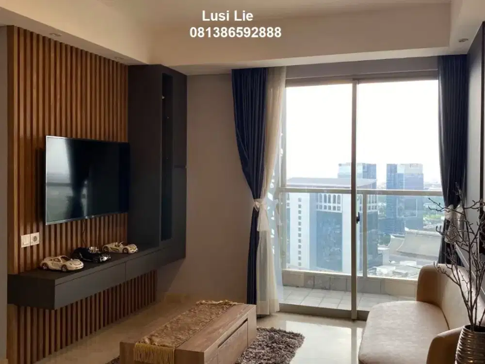 Apartemen Gold  Coast Pik 2 BR Furnished interior bagus