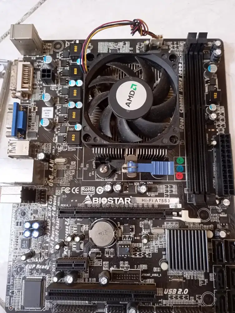 Motherboard Mobo AMD + prosesor A46300