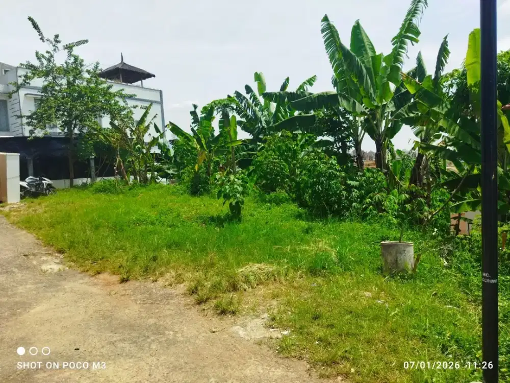 Tanah matang  siap bangun 447 m2  di Pasir honje Padasuka Bandung (samping perum Sharia Islamic Padasuka)