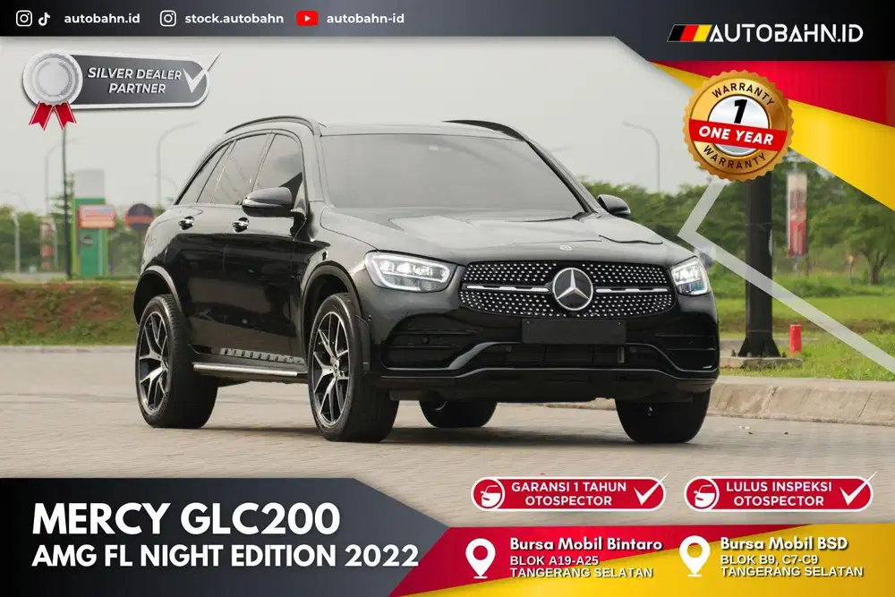 (DP 58jt) Mercedes Benz GLC200 AMG Facelift Night Edition 2022