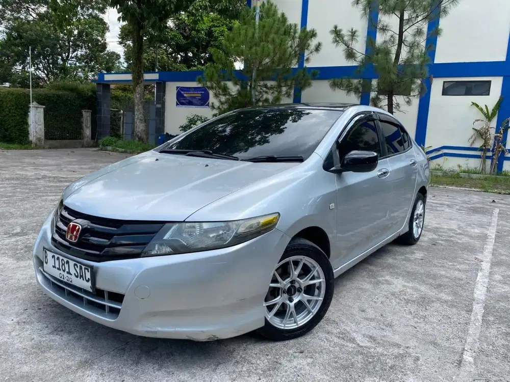 Honda city S 1.5 th 2009 AT (Silver).