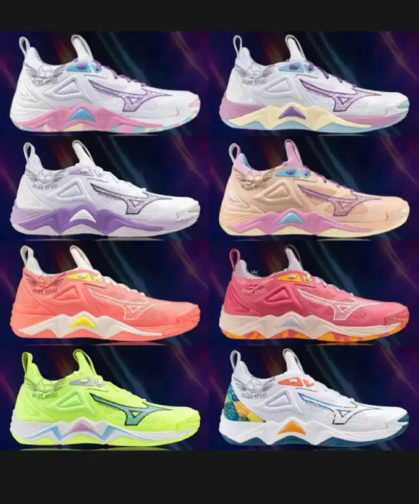 Sepatu voli mizuno wave momentum 3 low