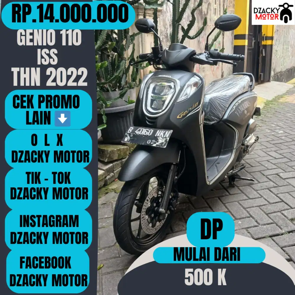 GENIO 110 ISS THN 2022 SECOND LIKE NEW