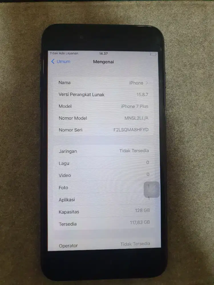 Iphone 7 plus Wifi Only