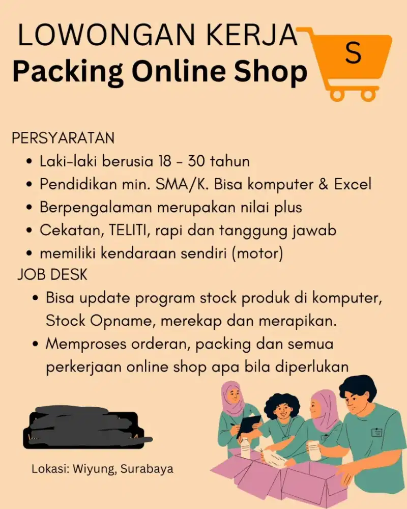 Packing Online Shop