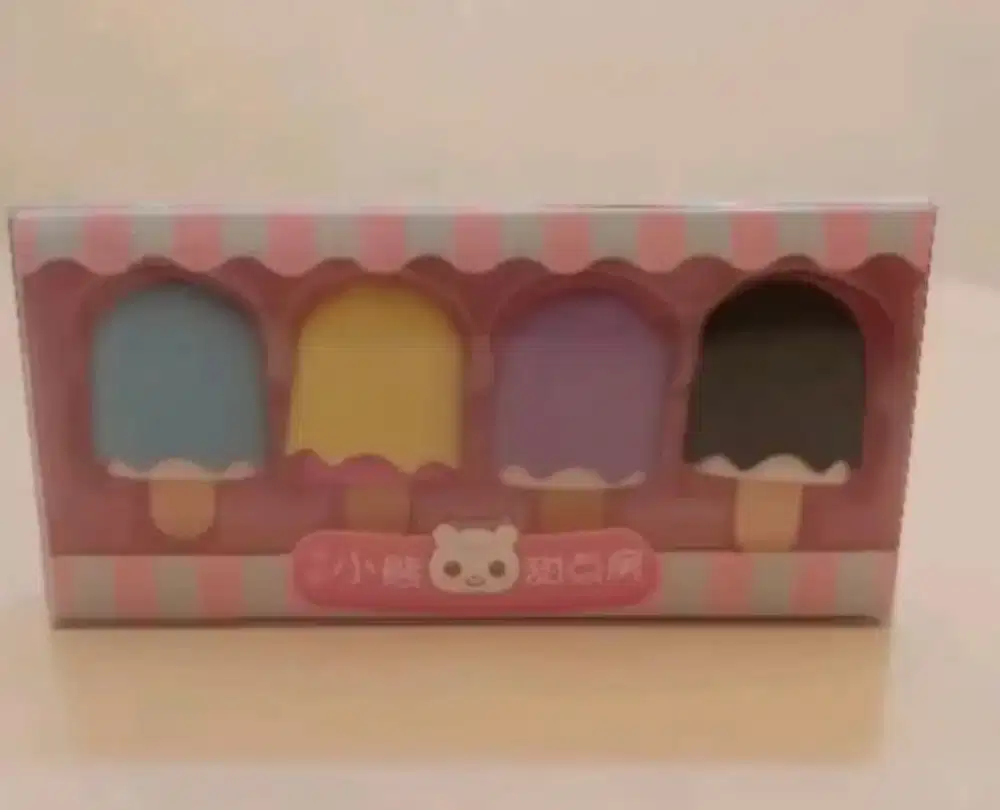 Dijual satuan/borongan Pajangan lucu karet 1 set bentuk lolipop