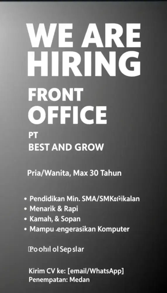 DI BUKA LOWONGAN