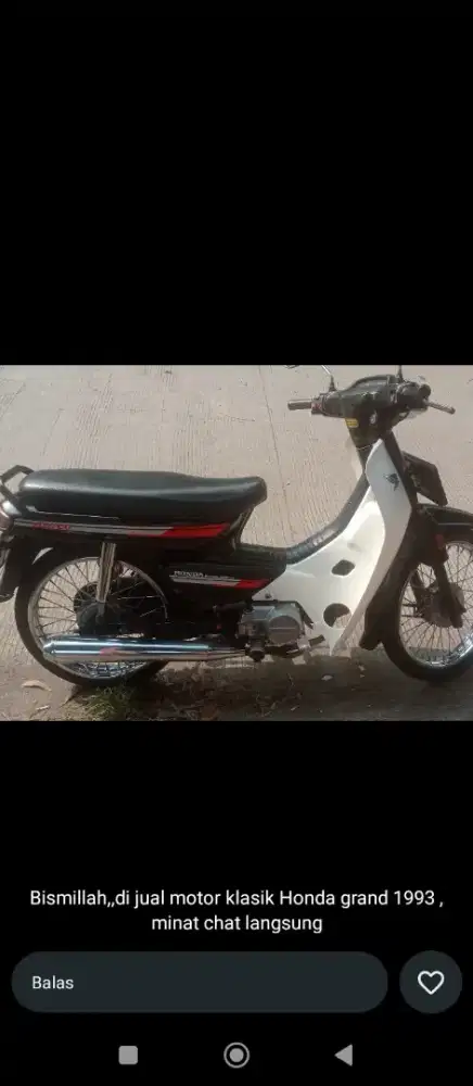 Dijual Honda Grand Astrea 1993