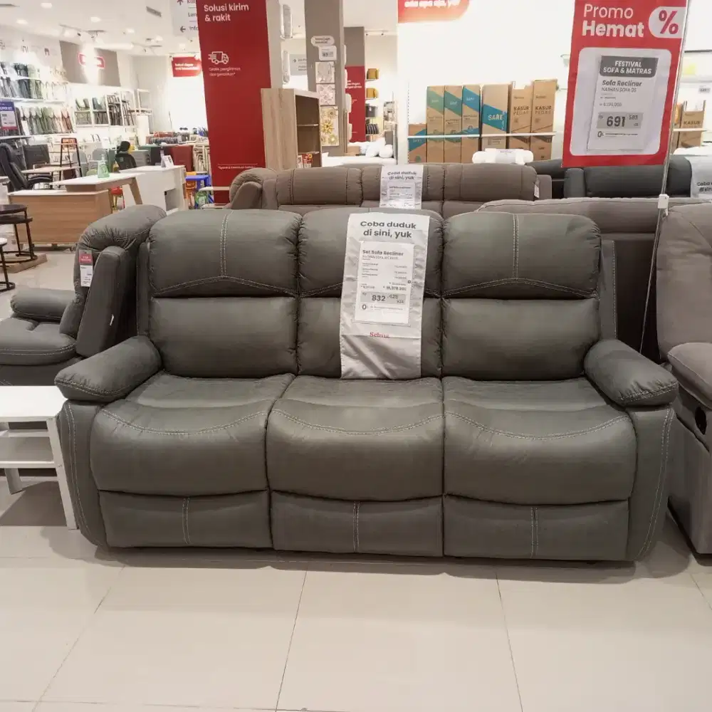 Sofa Recliner 3 Seater Selma – Nathan