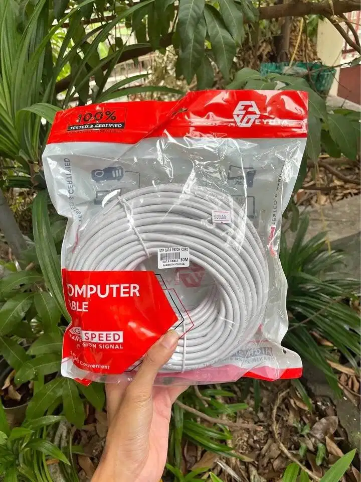 ANEKA MACAM KABEL LAN BERBAGAI JENIS MODEL CAT5E HINGGA 6E SIAP PAKAI