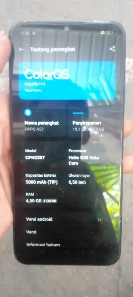 Oppo a57 ram 4/64