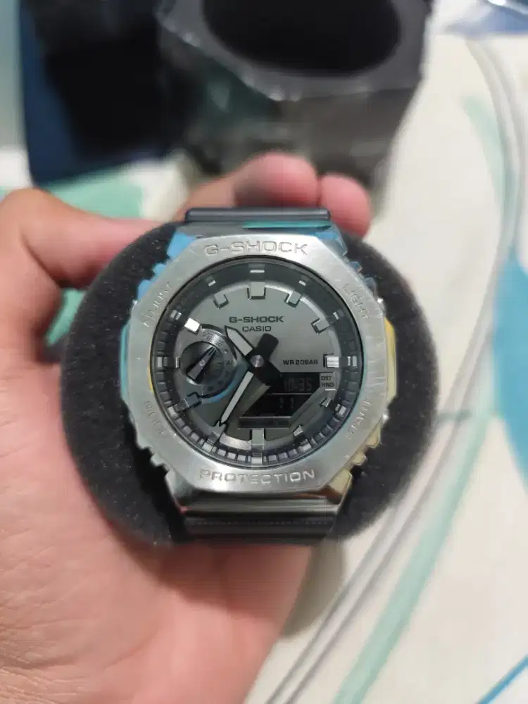 Casio G-Shock GM-2100 Original Fullset Mulus Bisa COD
