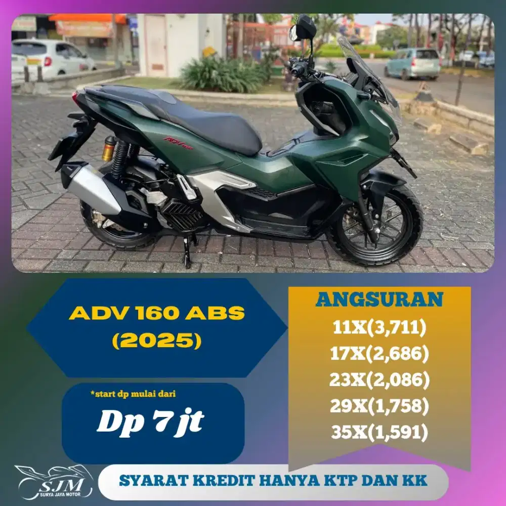 HONDA ADV 160 ABS 2025 MESIN HALUS