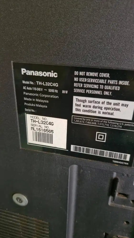 DIJUAL TV MERK PANASONIC 32 KONDISI BAIK SEKOND