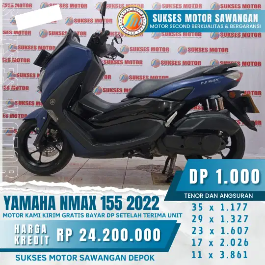 BISA CASH,KREDIT ATAU TUKAR TAMBAH,YAMAHA NMAX NEW 2022 (SUKSES MOTOR)