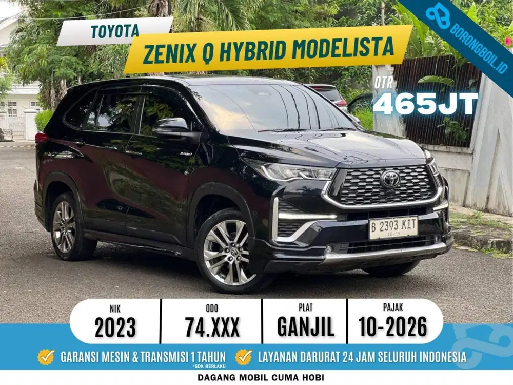TOYOTA KIJANG INNOVA ZENIX Q HEV TSS MODELISTA 2023 HITAM