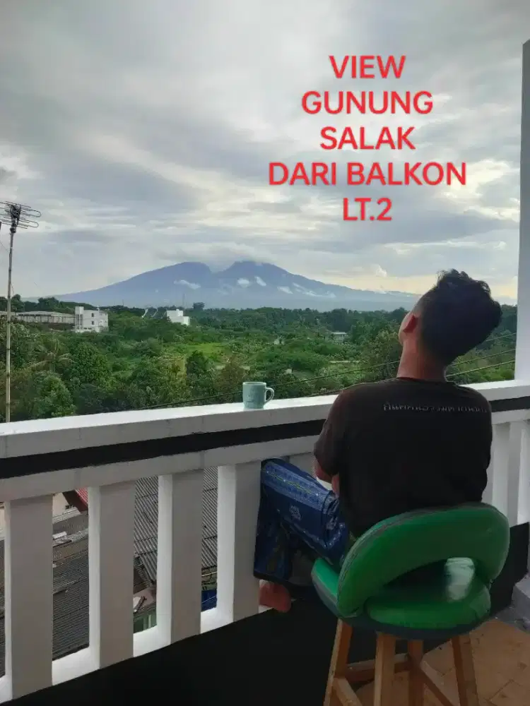 Di jual cepat Rumah idaman lokasi sangat strategis view gunung Salak.