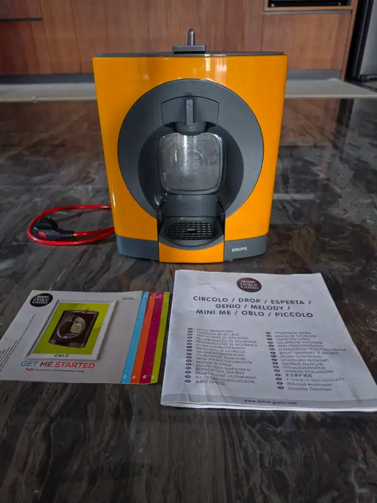 Dolce Gusto Oblo Orange MULUS + Manual Book