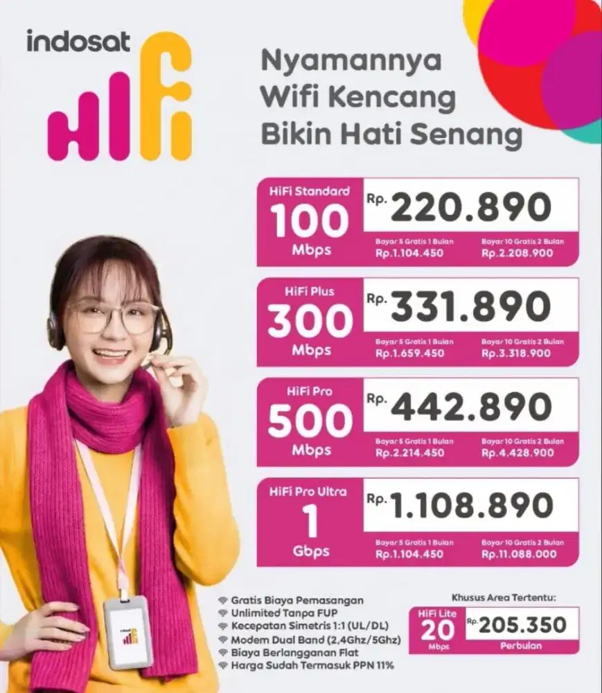 Wifi Internet ngebut harga hemat