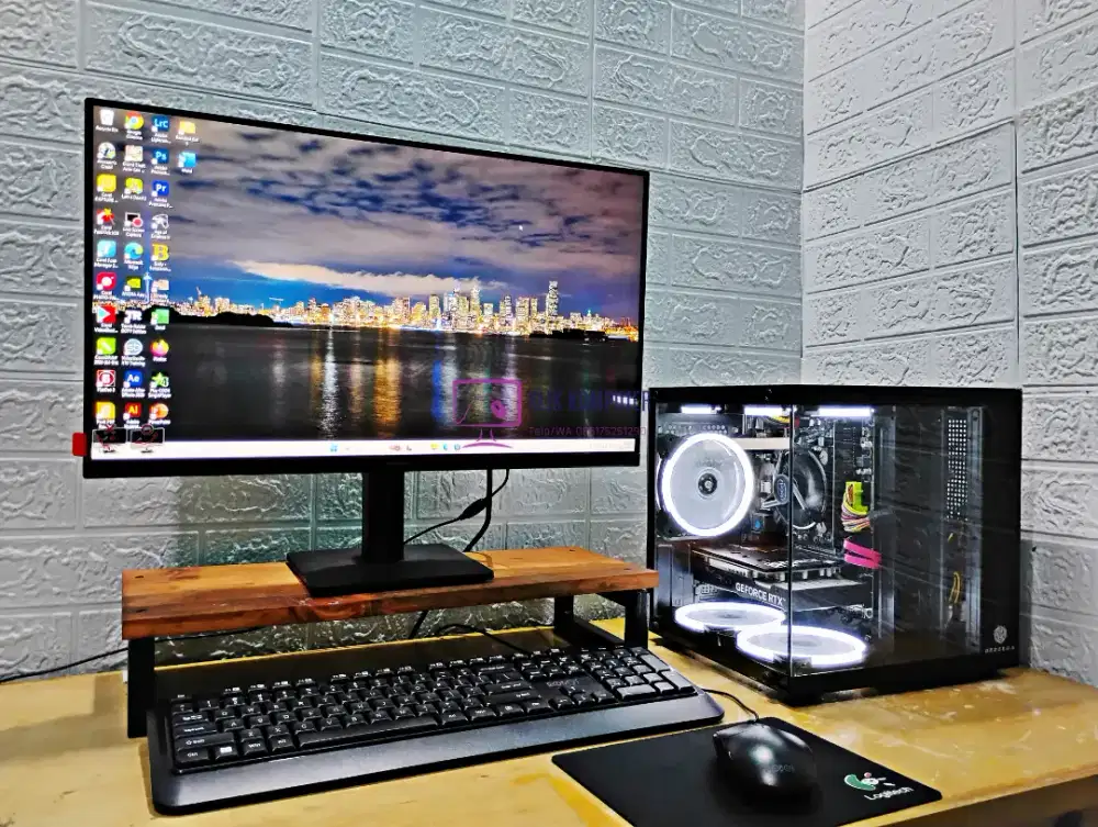 PC Gaming Editing dan Live Hemat Siap Pakai