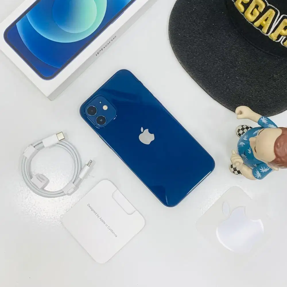 Second iphone 12 128 gb space blue ex ibox